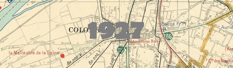 Carte industrielle de la Seine en 1927.