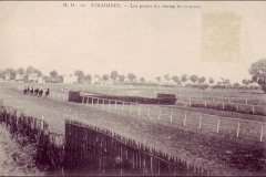 Carte postale - Les pistes du champ de course de Colombes.