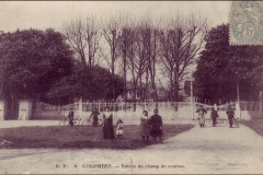 Carte postale - Le champ de course de Colombes.