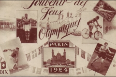 Carte postale souvenir des jeux Olympique de Paris 1924.
