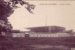 Carte postale - Stade de Colombes Grande tribune.